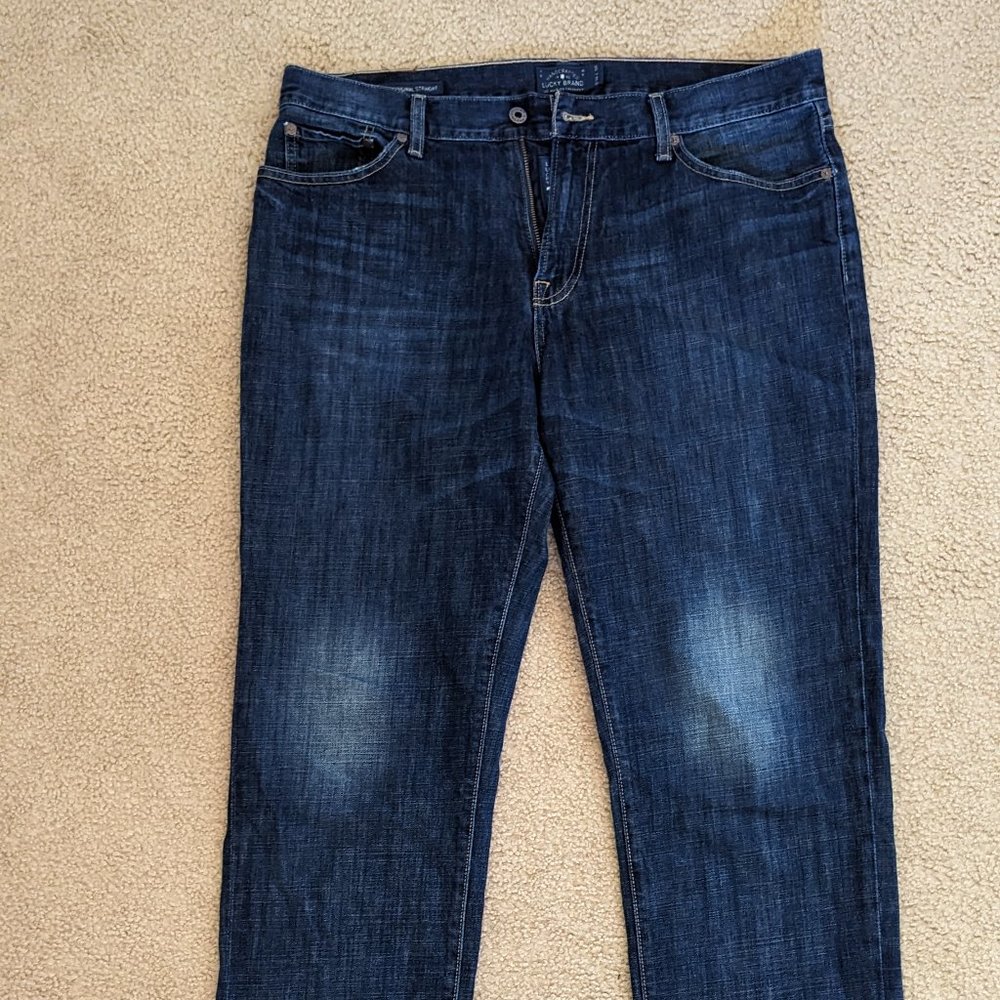Lucky Brand Jeans / 221 Original Straight / Size 38 x 34